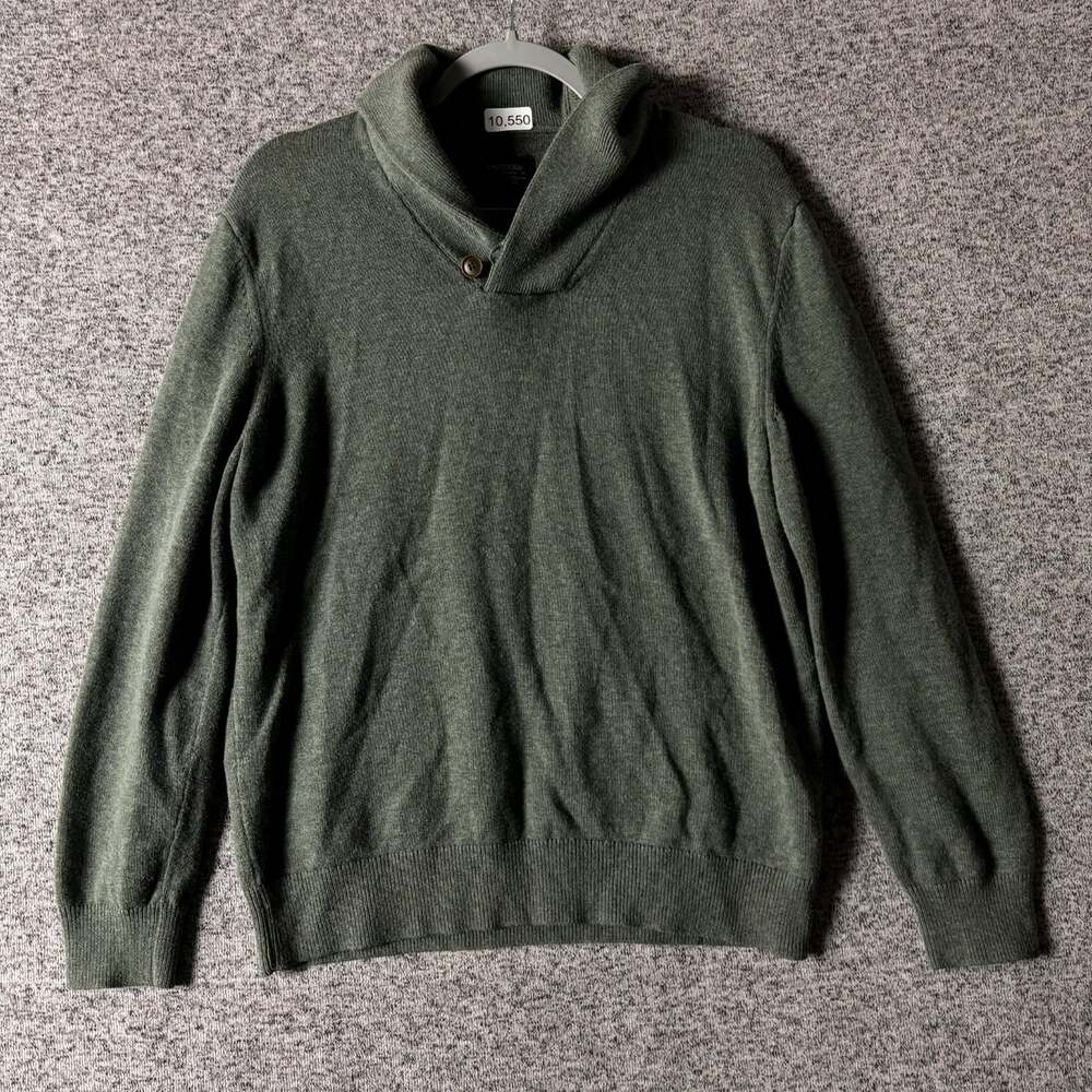 Untuckit Men's Size Medium Merino Wool Blend Long Sleeve Pullover Sweater